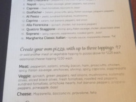 Italian Tomato menu