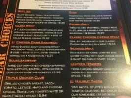 Boulevard Grill menu