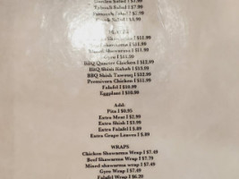 Shawarma Hut Plus menu