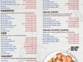 Halibut House Fish Chips menu