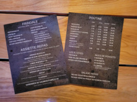 Le Reflet menu