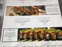 Moteru Sushi menu