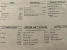 Le Resto-bistro De La Place menu