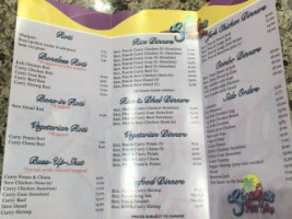 Shandra's Roti Shop menu