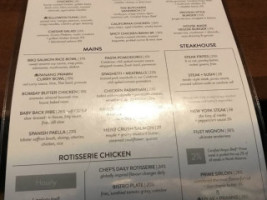 Clocktower Brew Pub Rideau menu