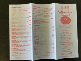 Golden House menu