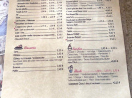 Wood's Snack menu