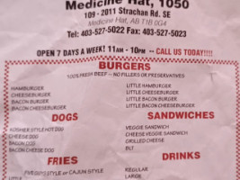 Five Guys menu