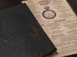 Sherlock Holmes Pub menu