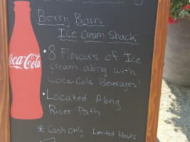 The Berry Barn menu