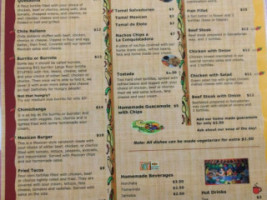 La Conquistadora menu