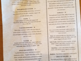 Zapoteca Mexican Grill Seafood menu