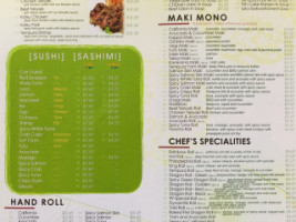 Sushi 99 menu