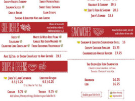 Joey's Seafood Restaurants menu