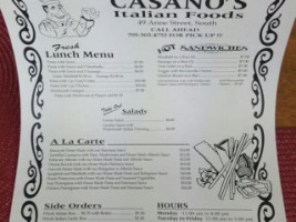 Casano's Italian And Catering food