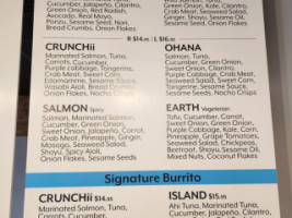 Island Poké menu