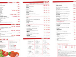 Ramona's Pizza Social Hall menu