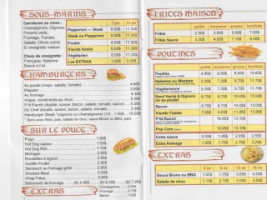 Resto Le P'tit Ranch menu