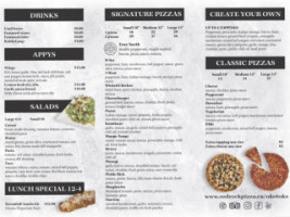 Red Rock Pizza Okotoks menu