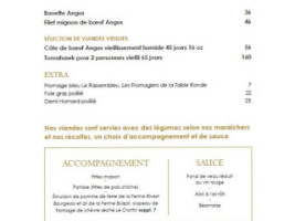 Au St-jacques menu