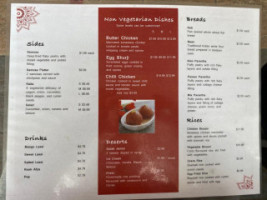 Nipigon Esso Punjabi Dhaba menu