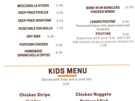 D’barrio’s Kitchen menu