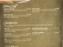 Luigi's Pizza Taber menu