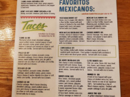 Mexi's menu