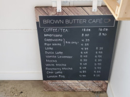 Brown Butter Cafe menu