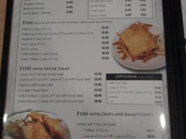 The Fish Chips menu