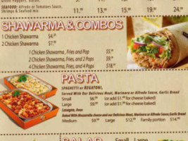 Baba Jon Pizza Carte