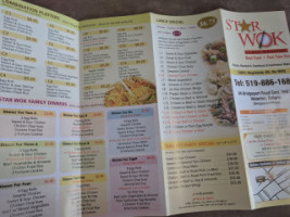 Star Wok menu