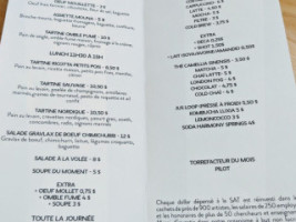 Café Sat menu