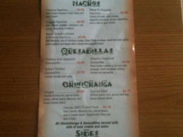 Habaneros Modern Taco menu