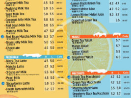 Coco Fresh Tea Juice menu