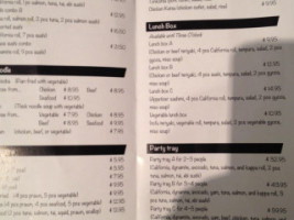 Ike Sushi menu