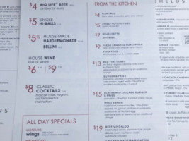 Moxies Barlow Mcknight Restaurant menu