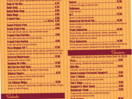 Western Pizza menu