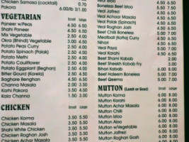 Eastern Foods Intl menu