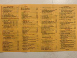 House Of Wong menu