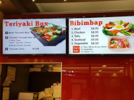 Bibab Express menu