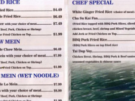 Seatown West Indian menu