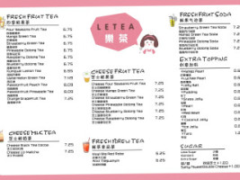 Letea menu