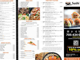 Sushi Tiger menu