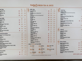 Coco Fresh Tea Juice（edmond） menu