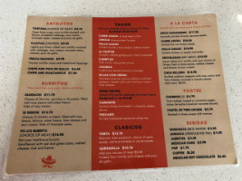 Si Senior Machete Mexican Grill menu