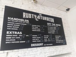 The Rusty Sturgeon Fish Chips menu