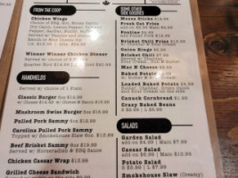 Crazy Canuck Smokehouse menu