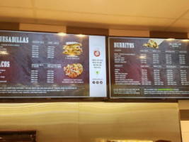 Barburrito menu