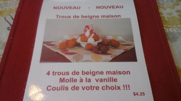 Laitier O'glaces Cardápio